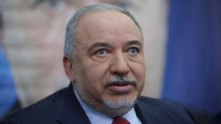 Former Israeli Defense Minister Avigdor Lieberman.