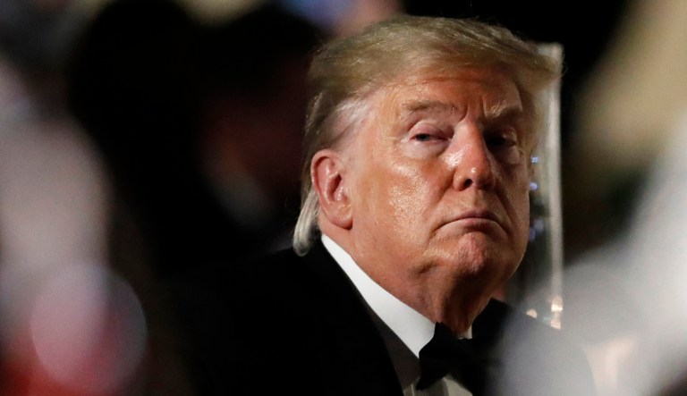 President Trump is seen.