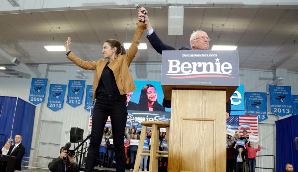 ‘No question’: Bernie Sanders says Ocasio-Cortez would play a role in his White House