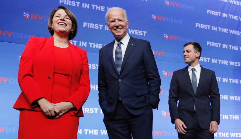 Biden says he would ask Buttigieg to join his administration and calls Klobuchar ‘a great talent’