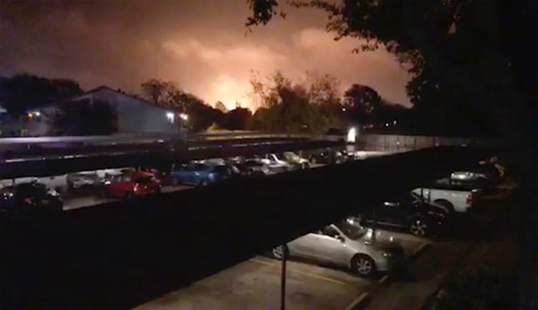 VIDEO: Chemical plant in Texas bursts into flames