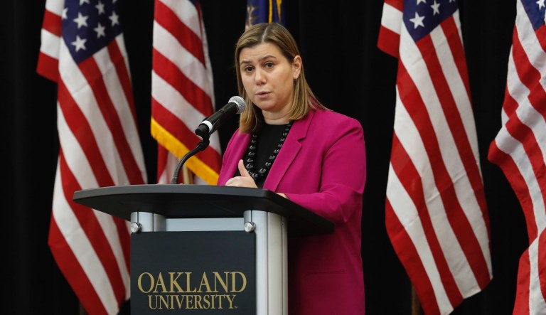 Michigan Democratic Rep. Elissa Slotkin highlights George W. Bush in campaign ad