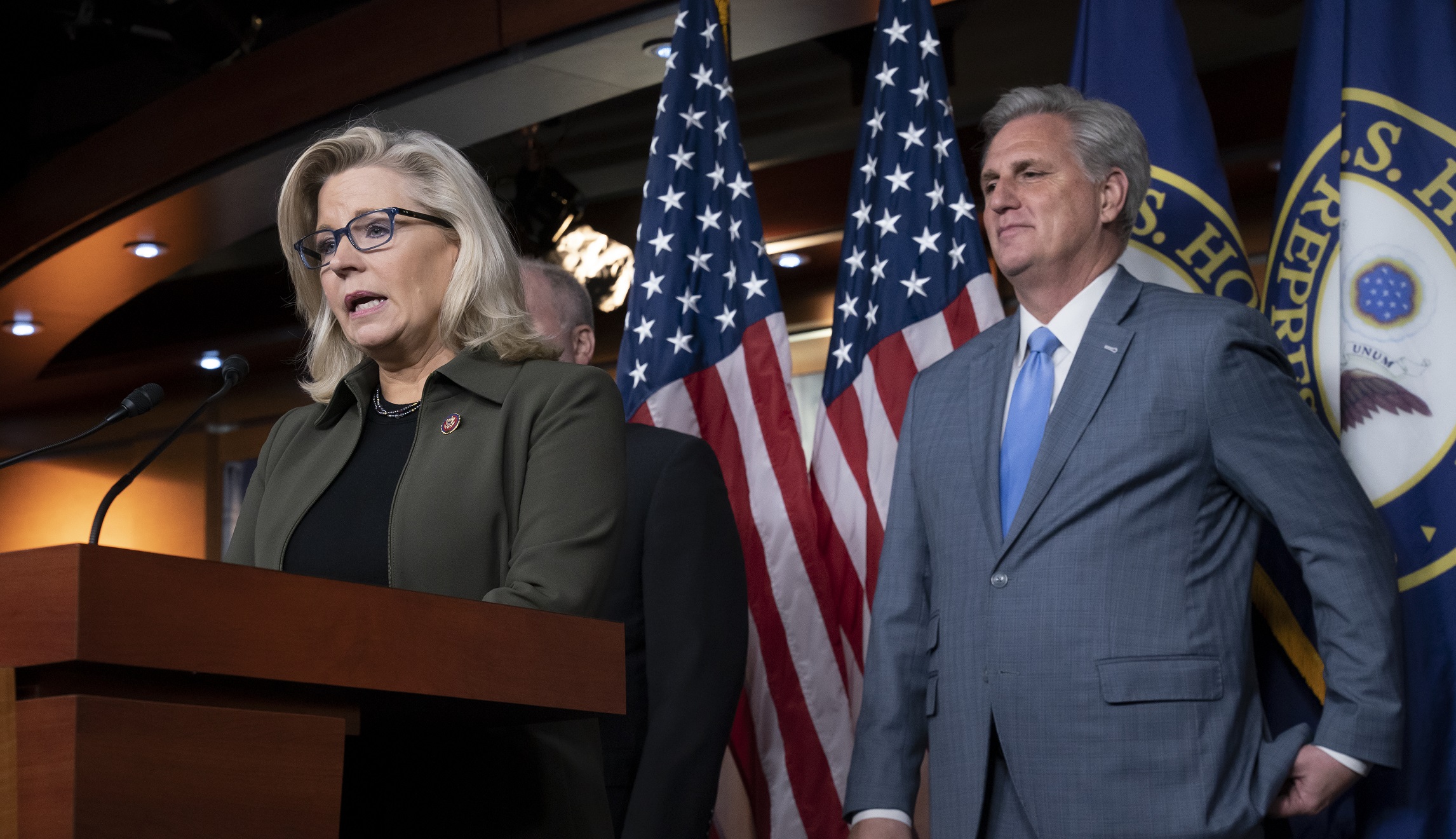 Replace Kevin McCarthy with Liz Cheney