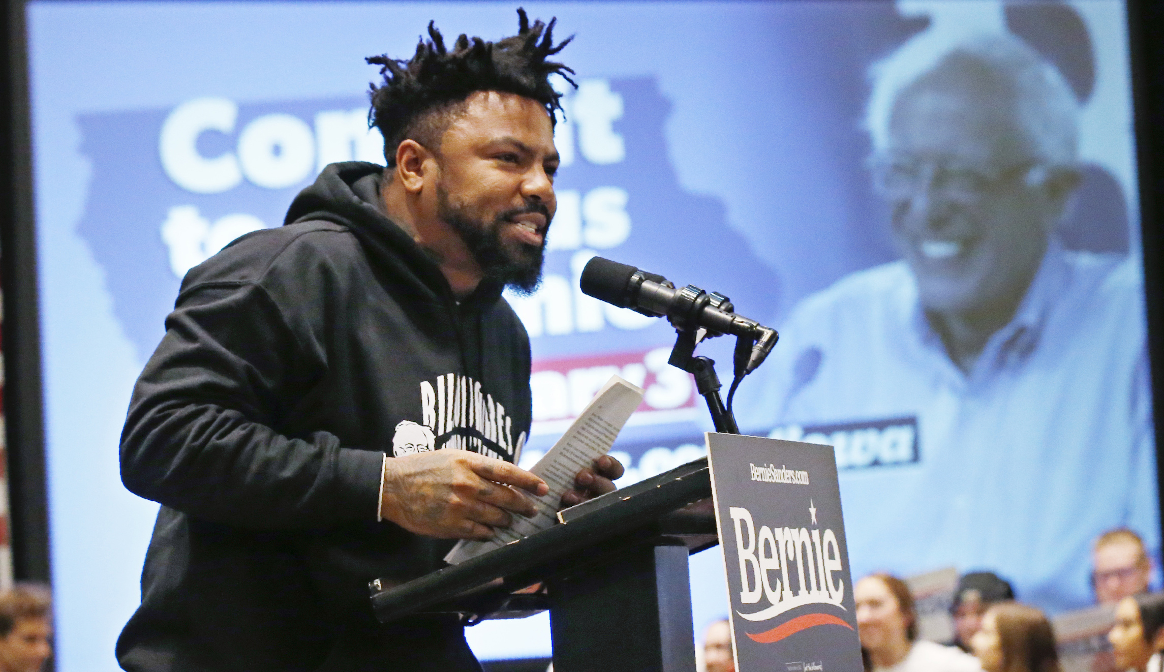 National supporter for Sanders campaign blamed US for 9/11