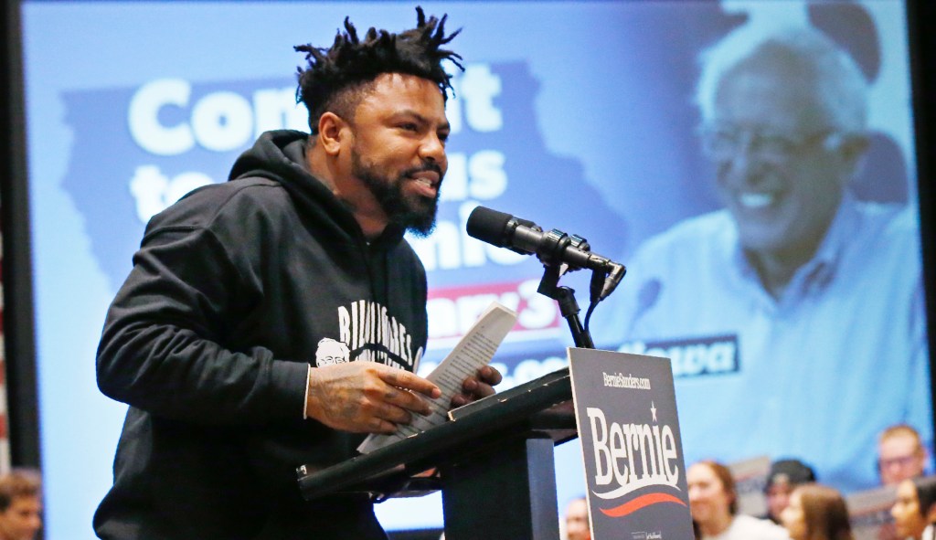National supporter for Sanders campaign blamed US for 9/11