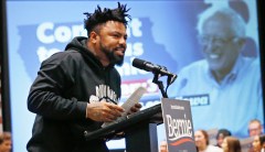 National supporter for Sanders campaign blamed US for 9/11