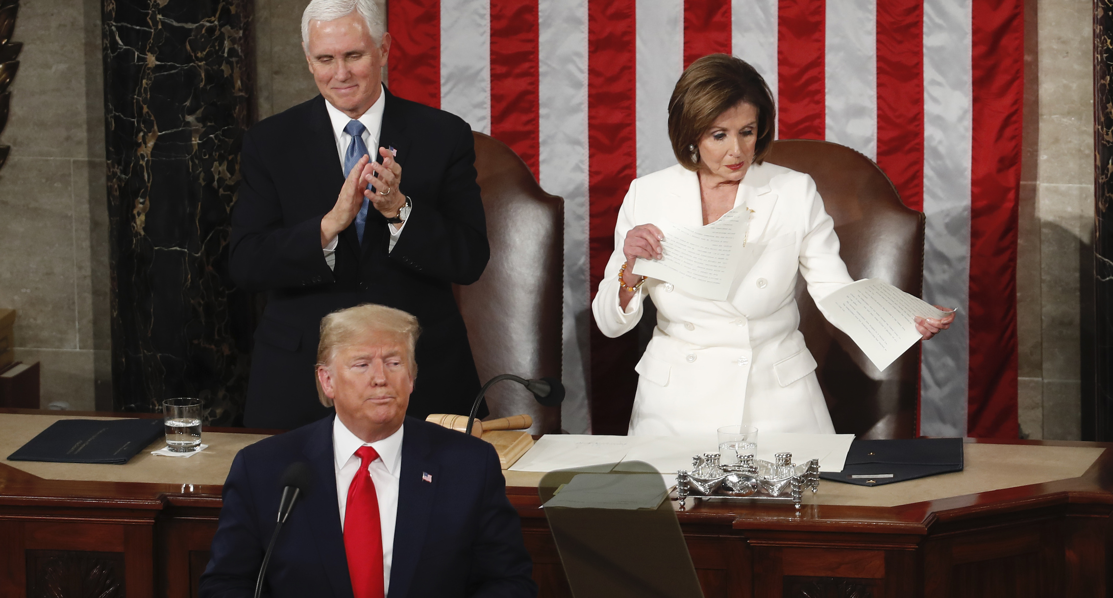 Impeachment courses silently through Trump State of the Union appearance