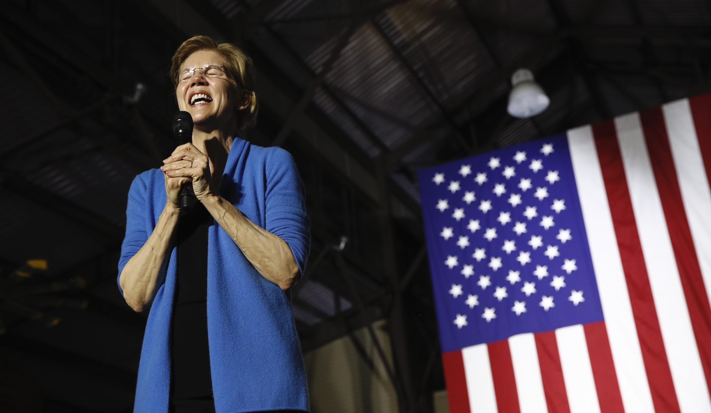Elizabeth Warren puts hand up to be Joe Biden’s vice president