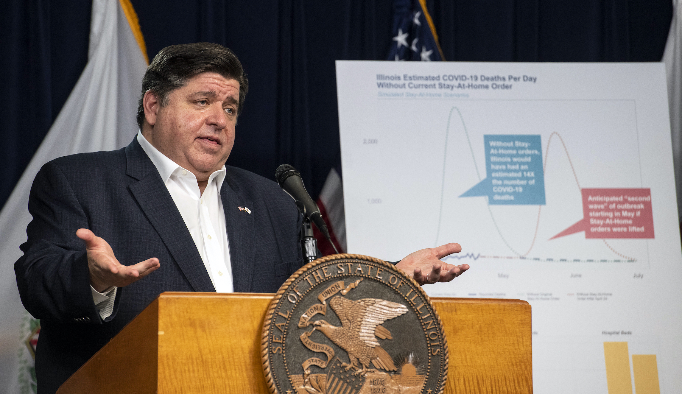 Pritzker details $700M in state budget cuts