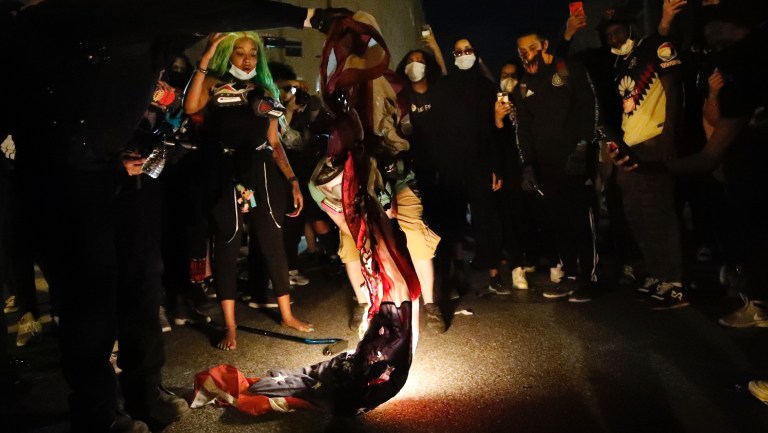 Not authoritarian, just petty and pointless: Call to jail flag burners sums up Trump era