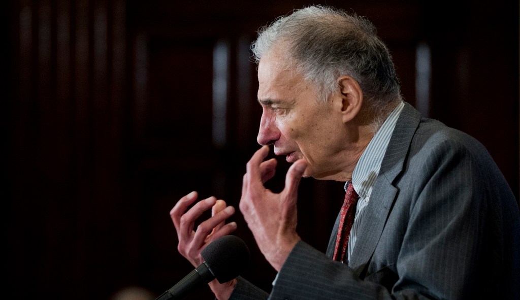 Ralph Nader says  Jeff Flake ‘lowered himself into Trump’s swamp’ with ‘Kavana-ugh’ vote