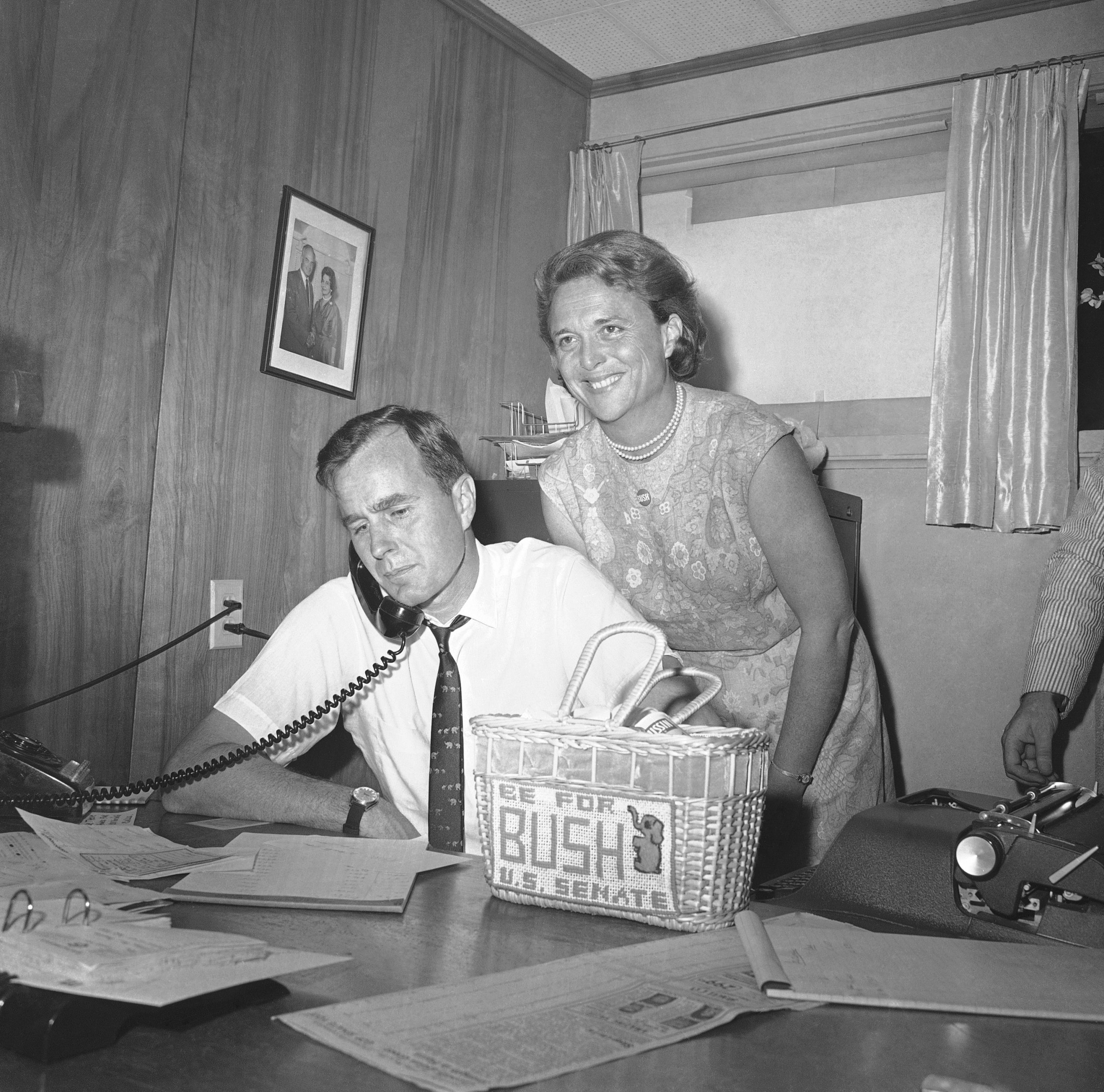 George Bush and Barbara Bush