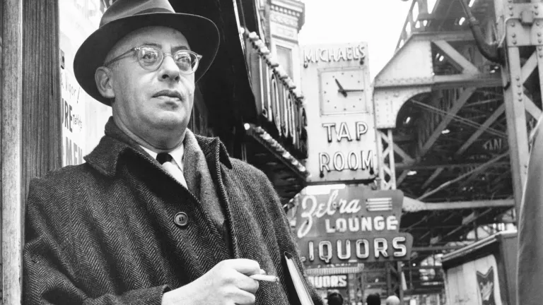 Saul Alinsky is seen.