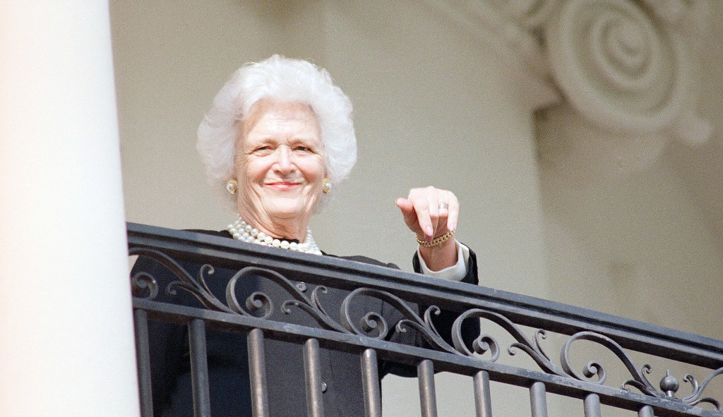 Barbara Bush — first lady and a lady, first