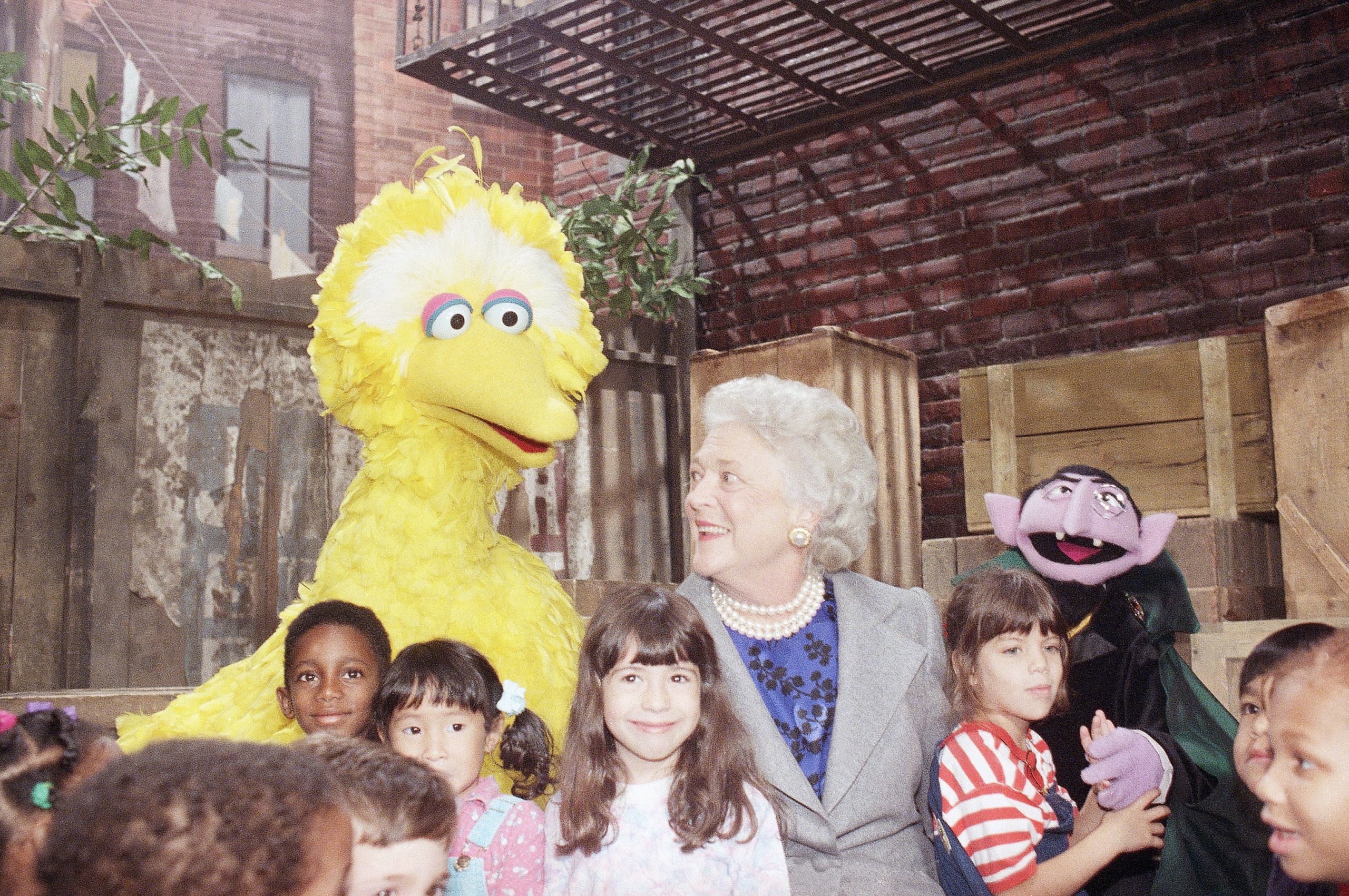 Bush On "Sesame Street" Oct. 1989