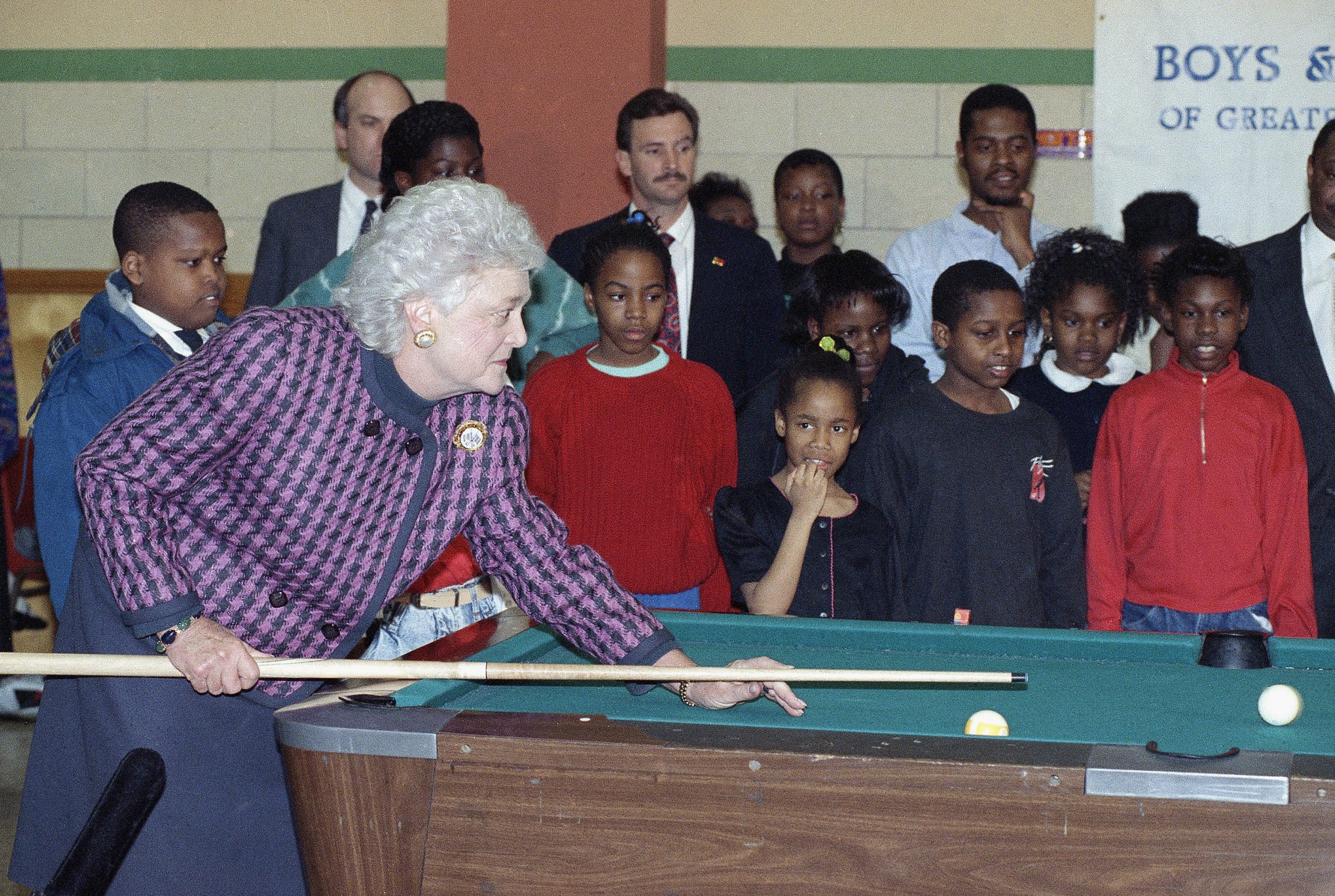 Barbara Bush Washington 1990
