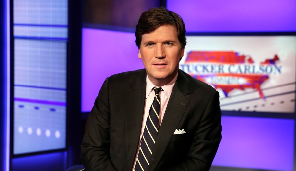 Left-wingers mob Tucker Carlson’s home: ‘We know where you sleep at night!’