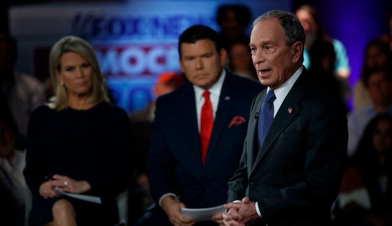 Bloomberg changes story on why he switched political parties