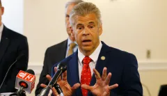 Virginia gubernatorial hopeful, a supporter of Trump, touts long legislative experience