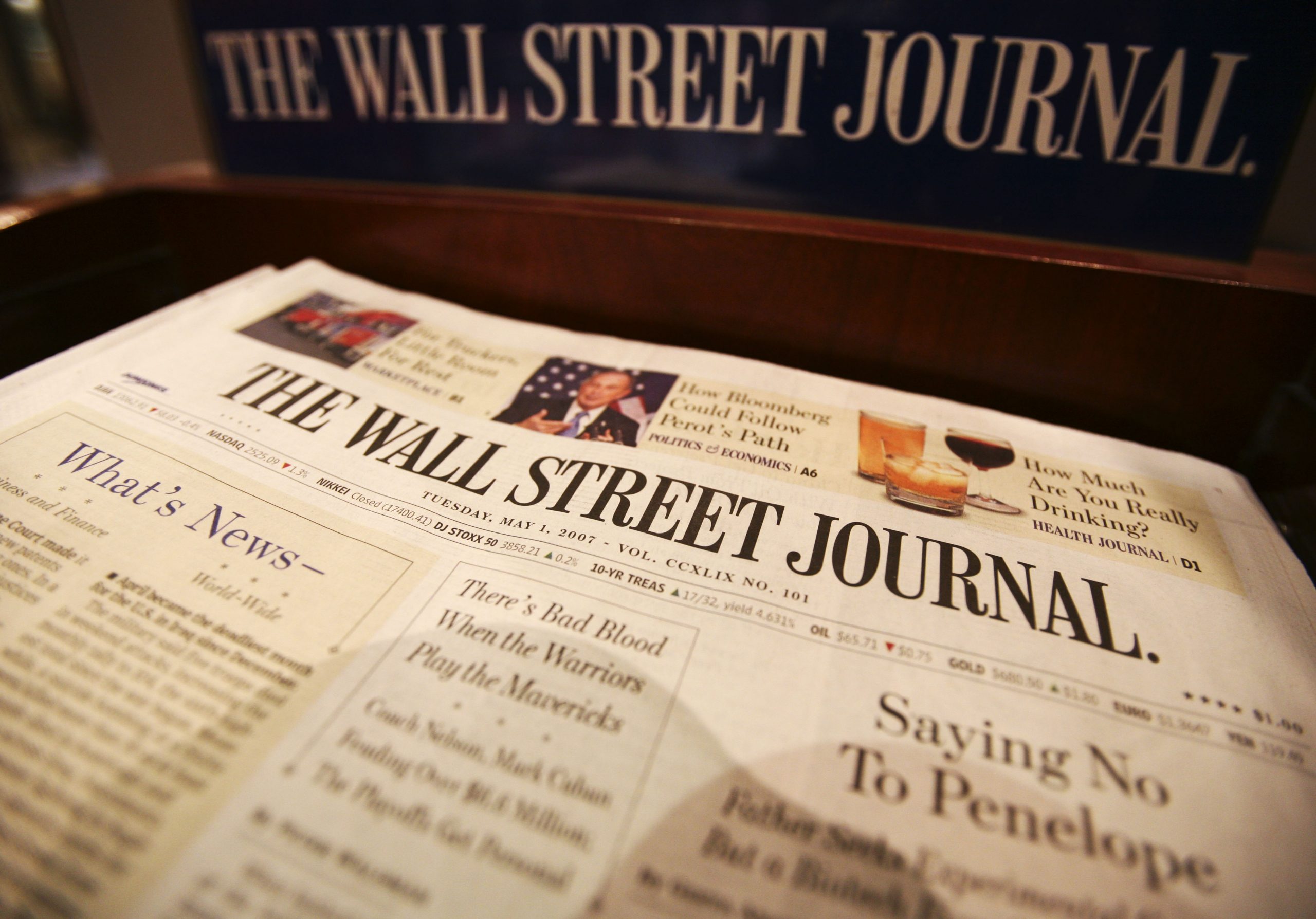 Wall Street Journal opinion section stands up to news side revolt