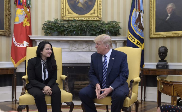 Woman who Trump helped free from captivity in Egypt announces her support for Biden