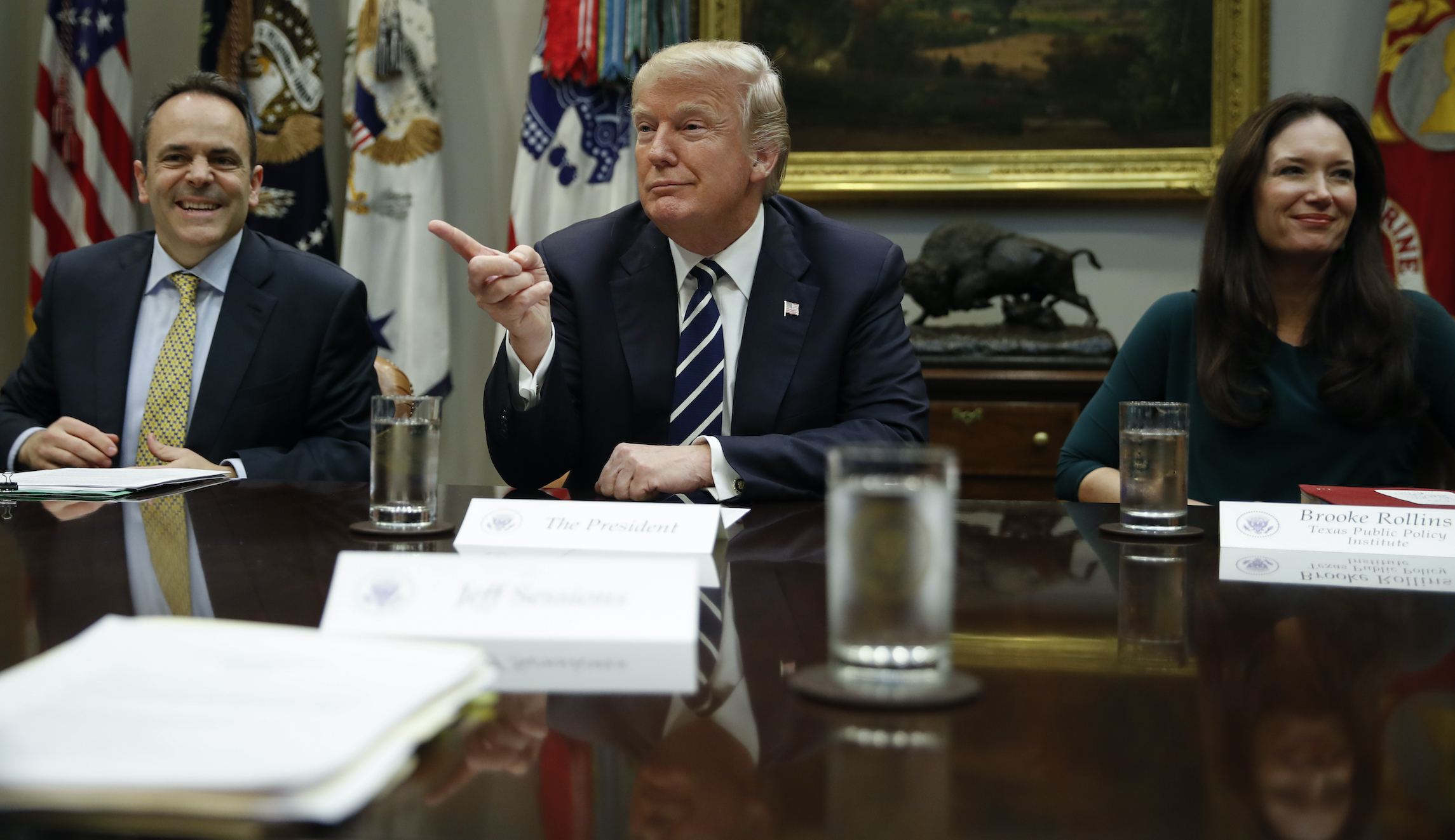 Exclusive: Top Trump allies begin legal effort to stop federal government ‘assaults’ on constitutional rights