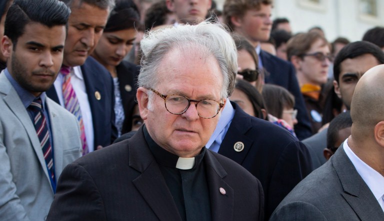 House chaplain Rev. Patrick Conroy, a Roman Catholic priest from the Jesuit order, has been forced out after seven years by House Speaker Paul Ryan after complaints by some lawmakers claimed he was too political.