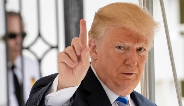 President Trump is striking a combative tone against the Russia probe. Heâs talking about âFighting Backâ and telling Democrats on the special counselâs team, âwait âtill the Courts get to see your unrevealed Conflicts of Interest!â Trump tweeted Monday about Robert Muellerâs investigation into possible collusion between the Trump campaign and Russia. 