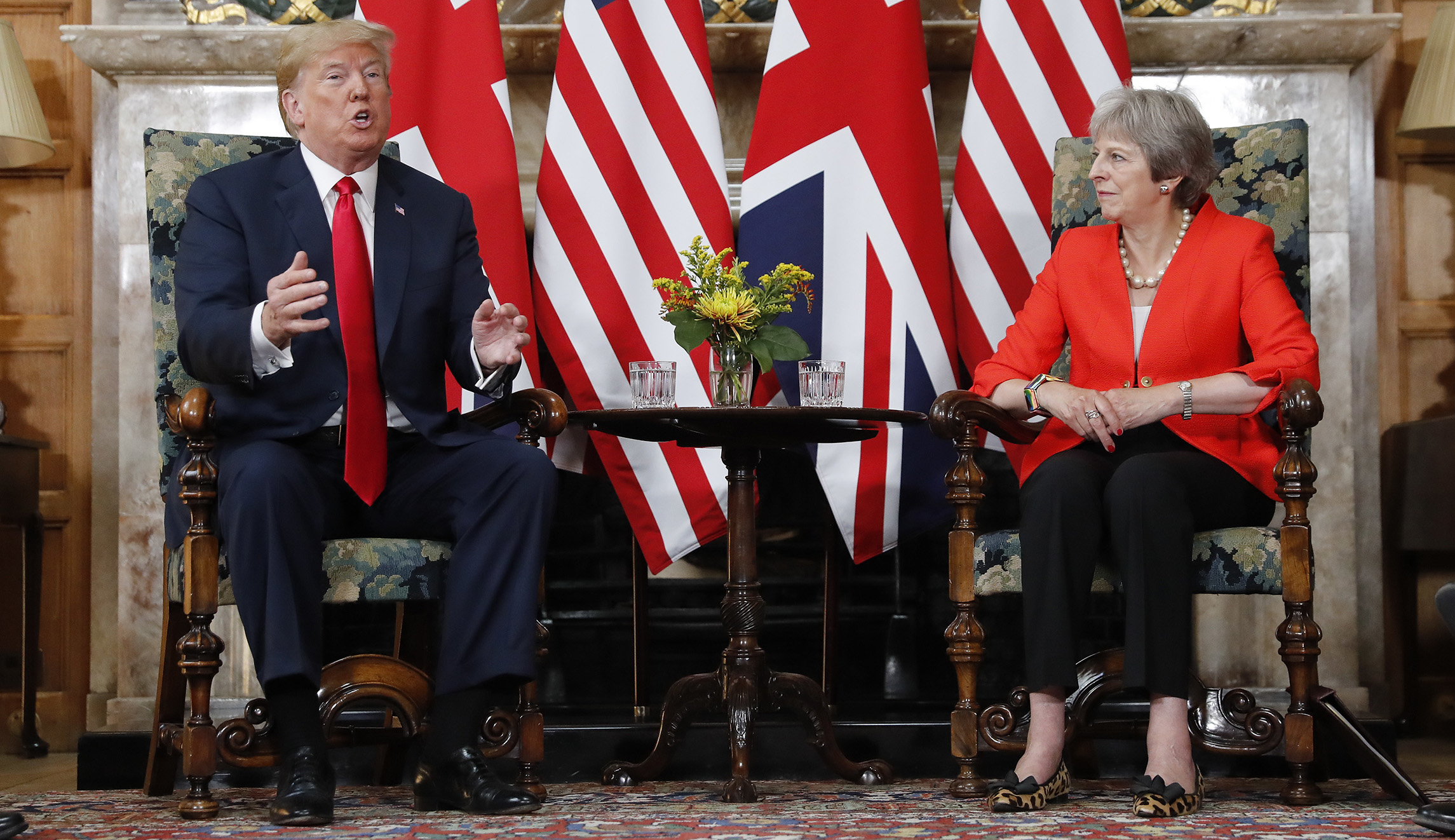 Trump’s Brexit curve ball could help Theresa May