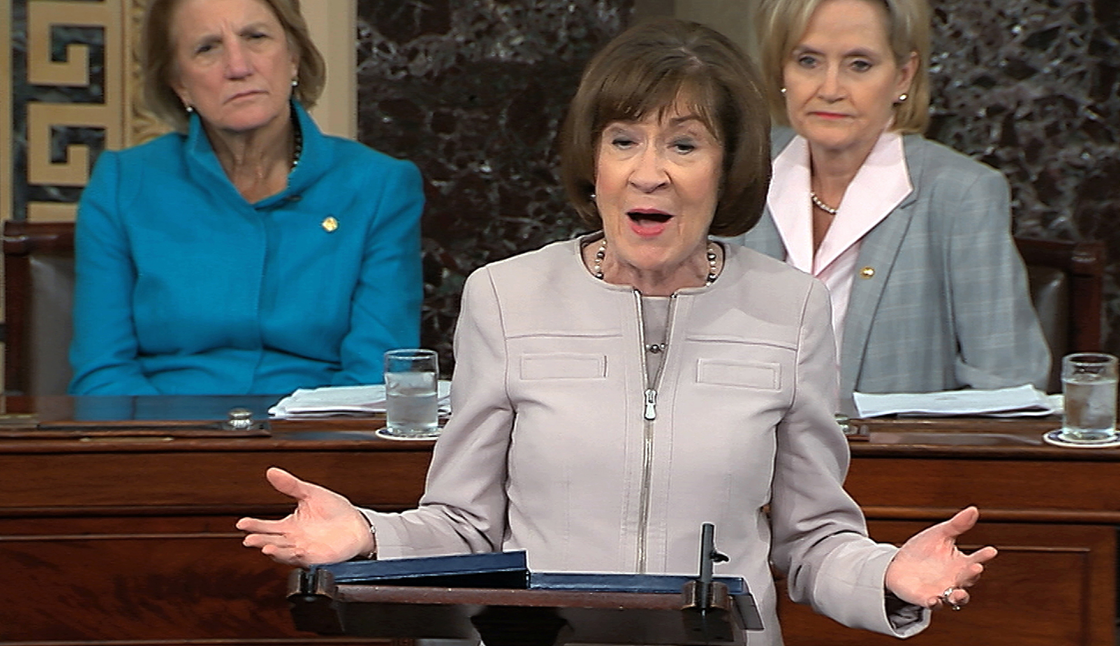 Susan Collins trailing Maine Democratic Senate challenger by over 8 points: Poll