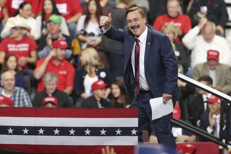 My Pillow CEO Mike Lindell storms away from interview with Daily Show correspondent