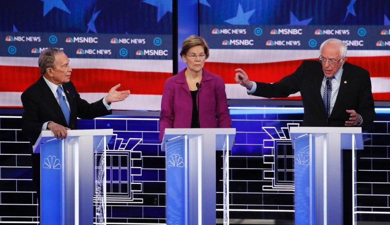 Poll shows Bloomberg lost the debate, but not as badly as the centrists who laid off Sanders