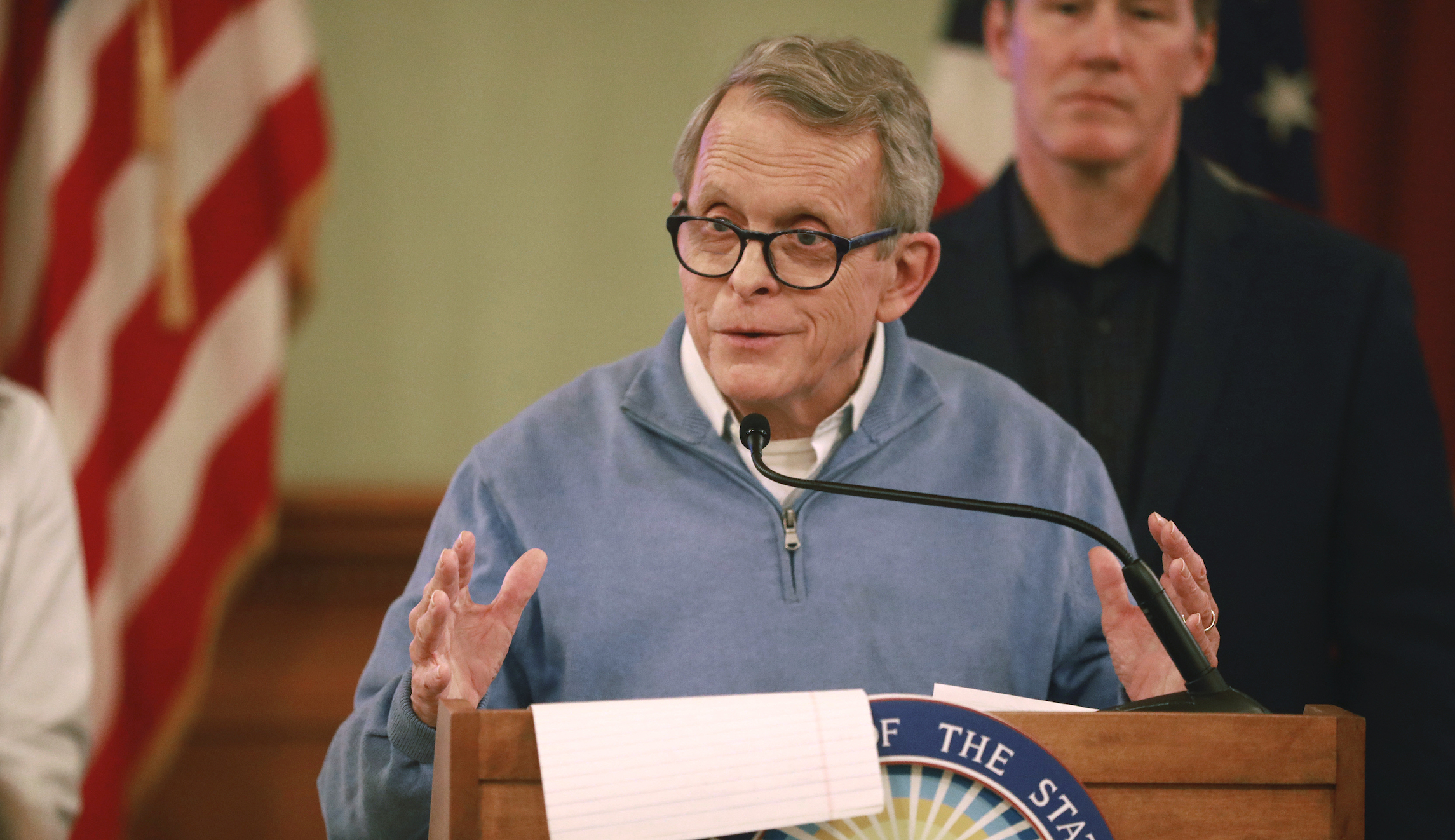 Ohio governor’s coronavirus test was a false positive