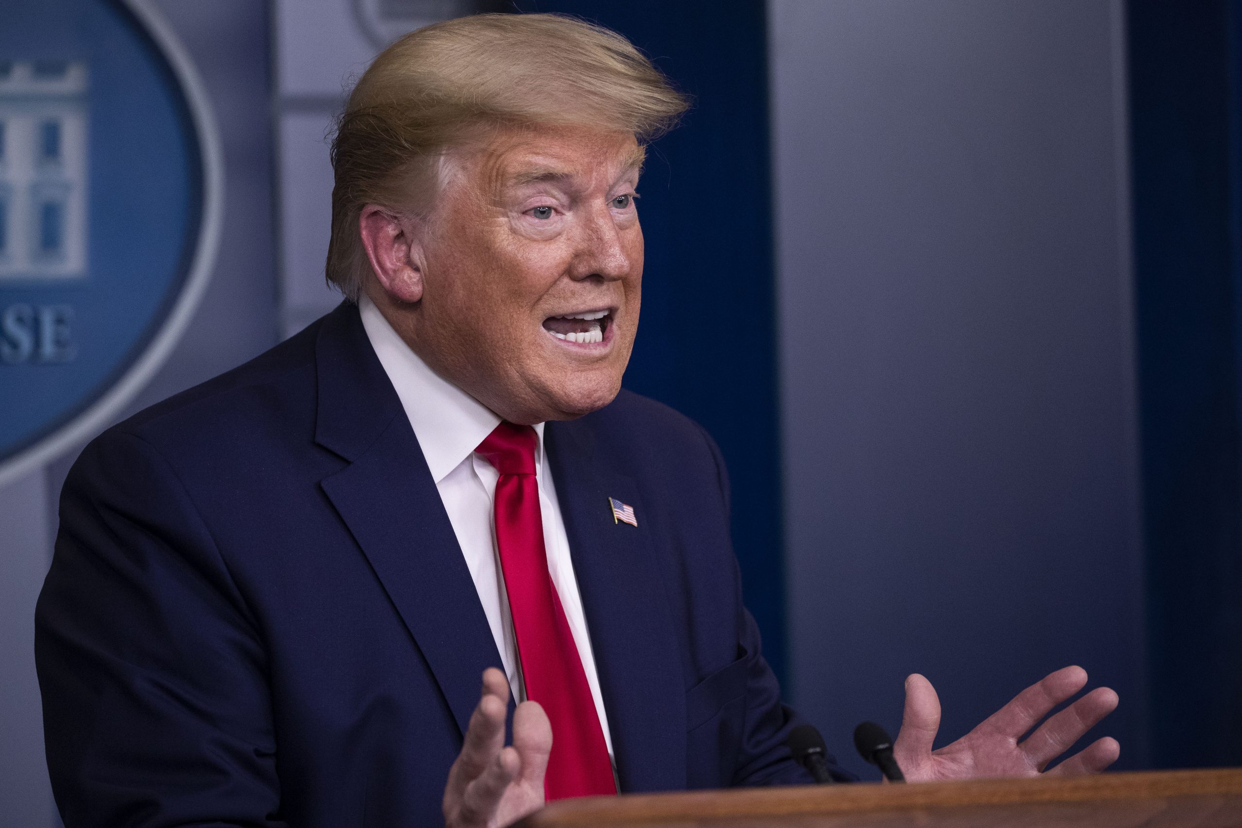 White House Report Card: Trump faulted on leadership, inspiration