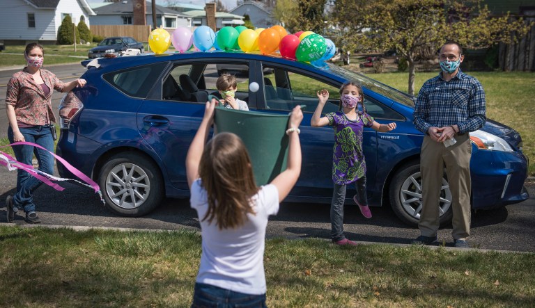 ‘Unbelievable gentleman’: New Yorkers throw drive-by birthday party for 101-year-old veteran