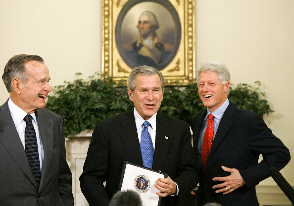 BUSH CLINTON