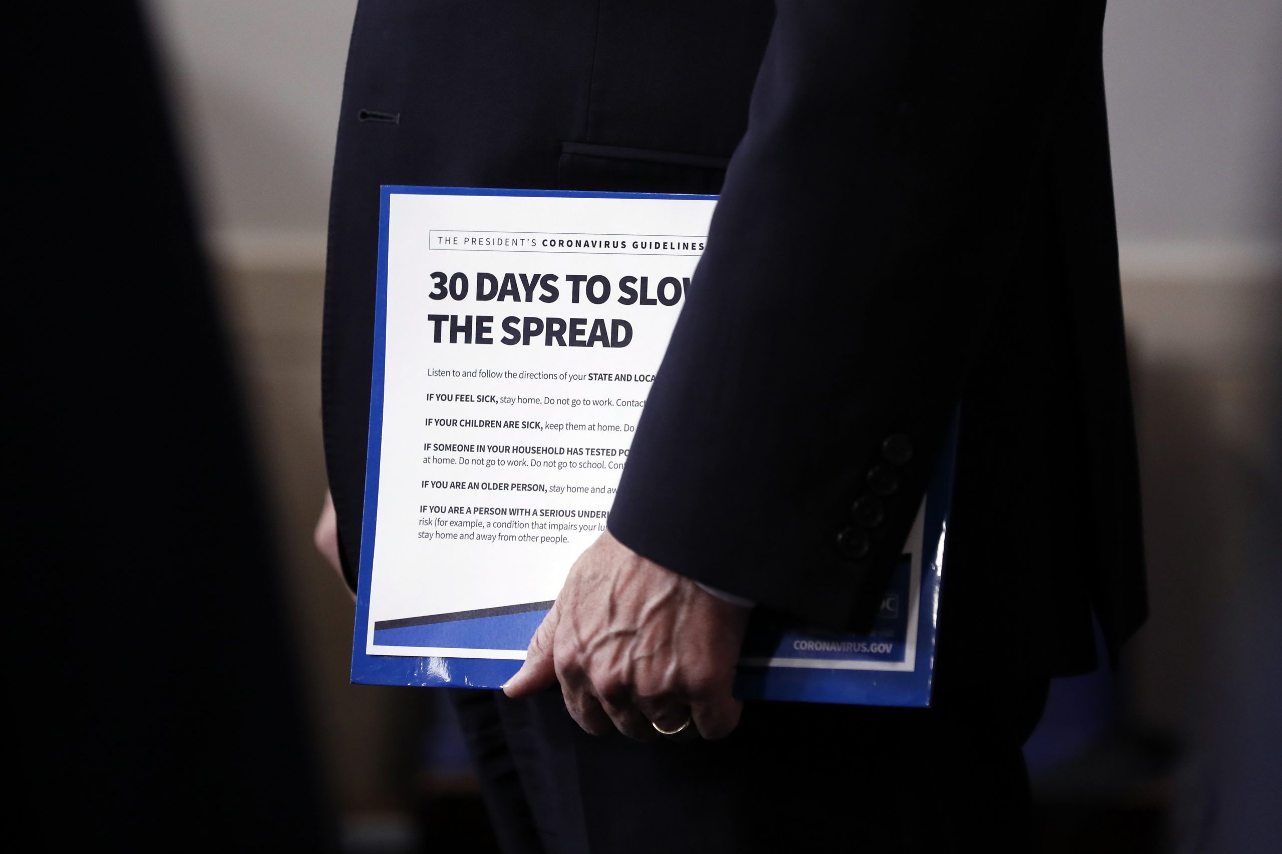 Virus Outbreak Trump