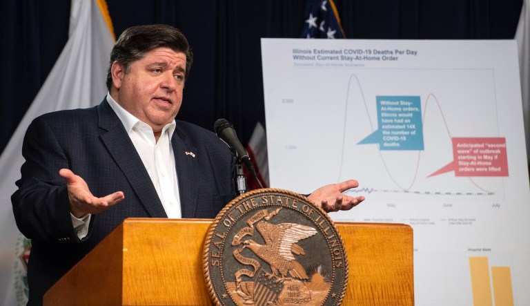 Illinois governor says churches may not fully reopen for a year or more because of coronavirus