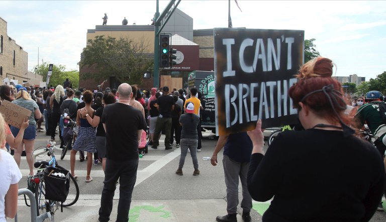 Video shows driver hitting protester in George Floyd demonstration