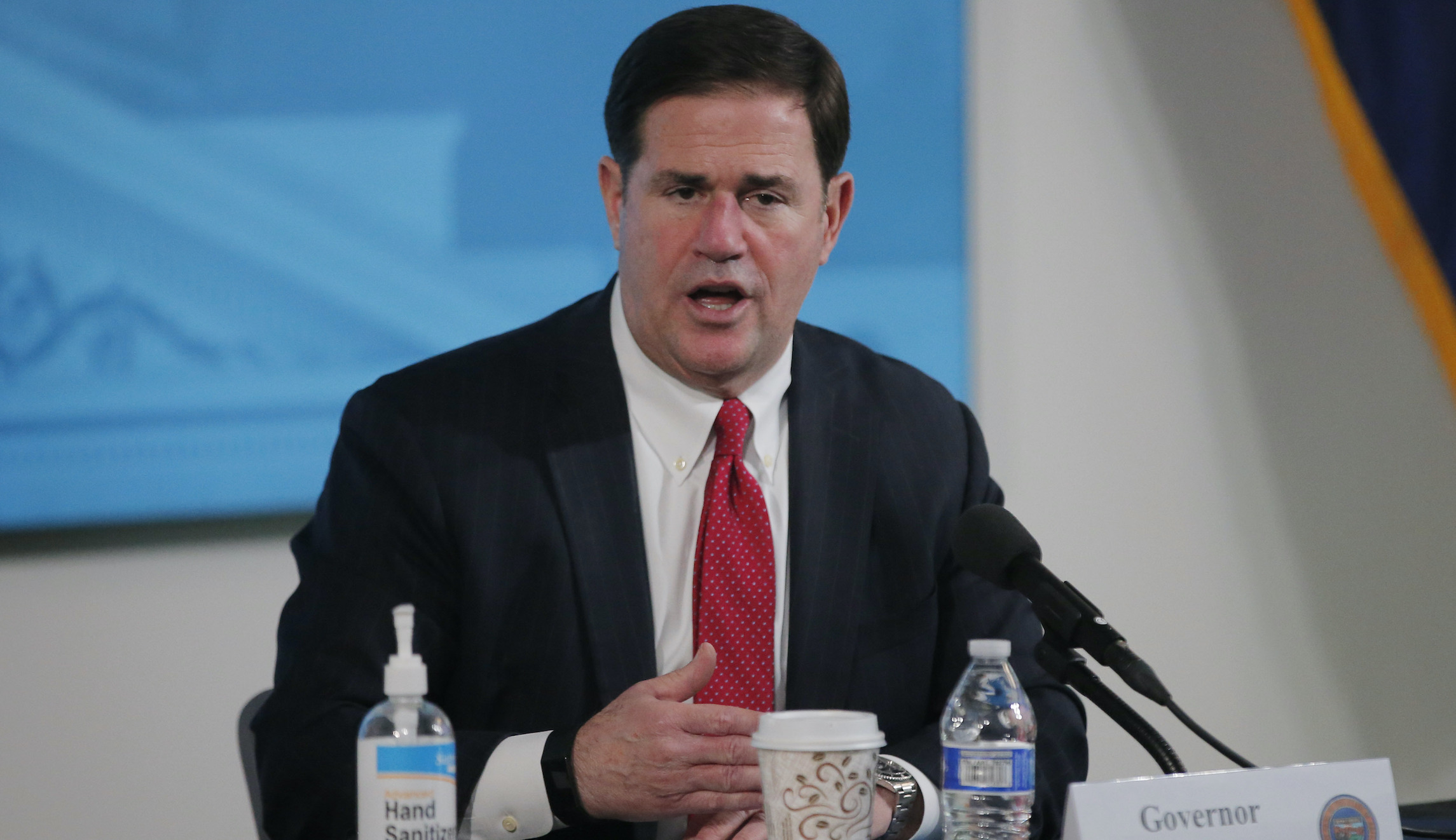 Trump vows Doug Ducey would never win GOP Senate primary in Arizona