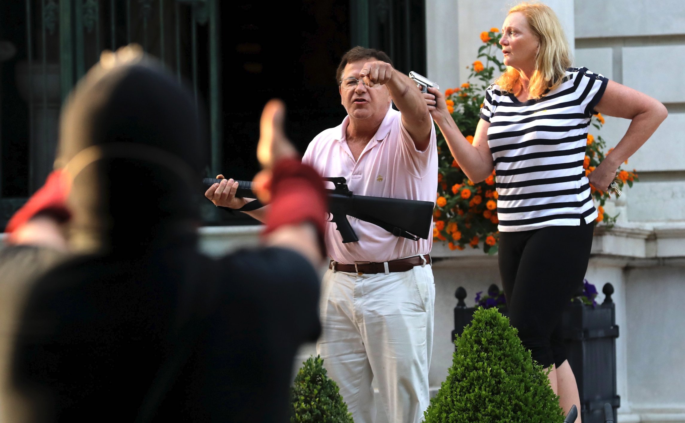 ‘They were going to kill us’: Armed St. Louis homeowner claims protesters threatened to take her life and home