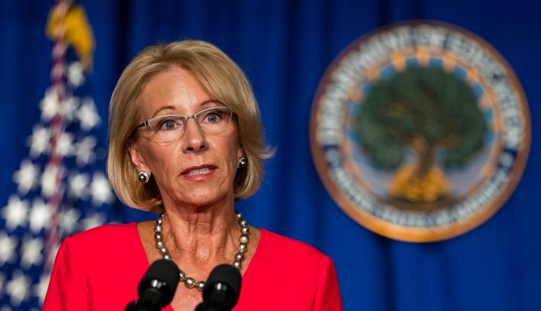 Betsy DeVos is right that boys can’t be girls
