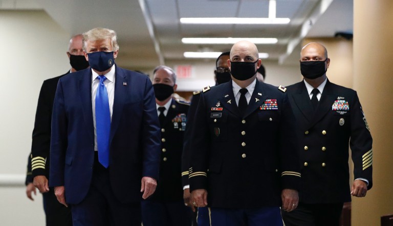 ‘I want people to have a certain freedom’: Trump won’t implement nationwide mask mandate