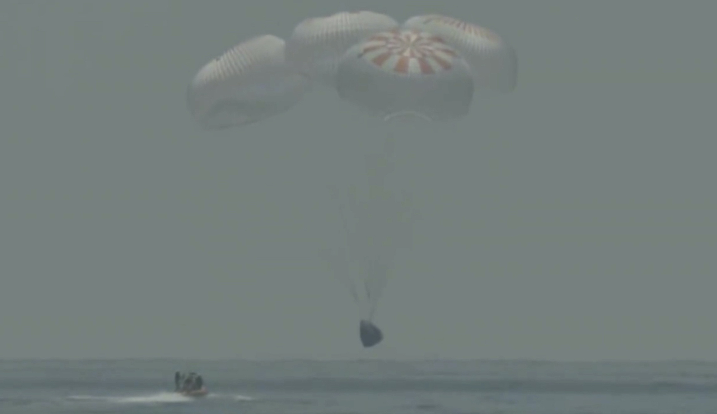 SpaceX Crew Dragon returns to Earth in first splashdown landing since 1975