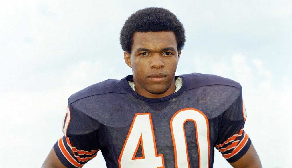 When you hit your knees tonight, ask God to love Gale Sayers