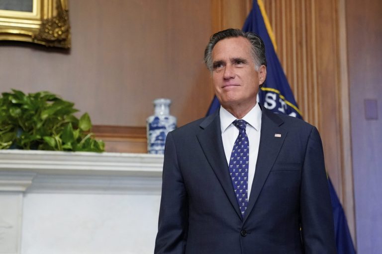 Romney praises Biden, who called Trump a ‘clown’ and a ‘racist,’ for staying above vile discourse