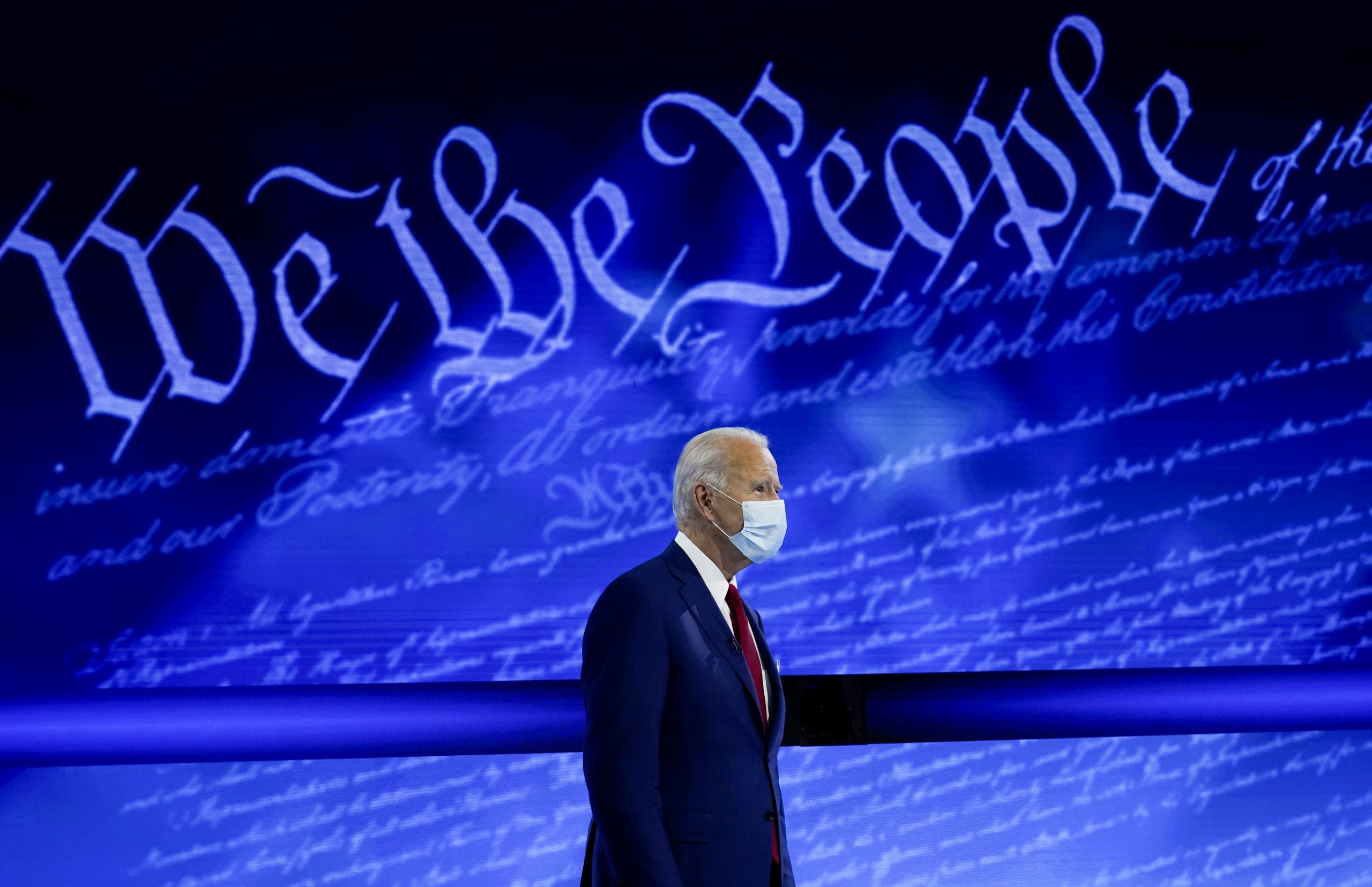 Joe Biden rebukes reporter in first public response to New York Post’s Hunter Biden report