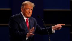 Trump gets out of his own way to paint Biden as creature of Washington