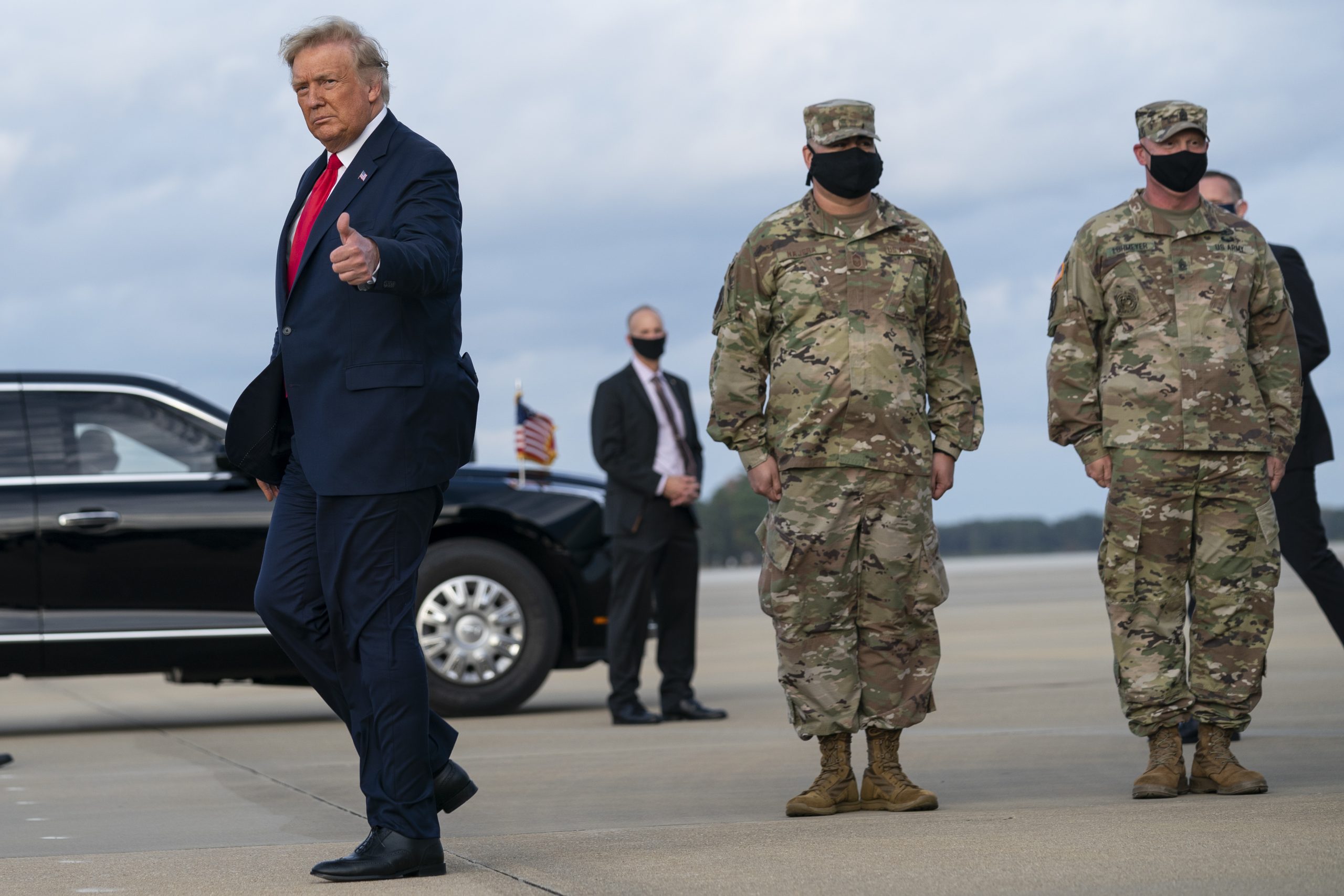 Trump Arrives