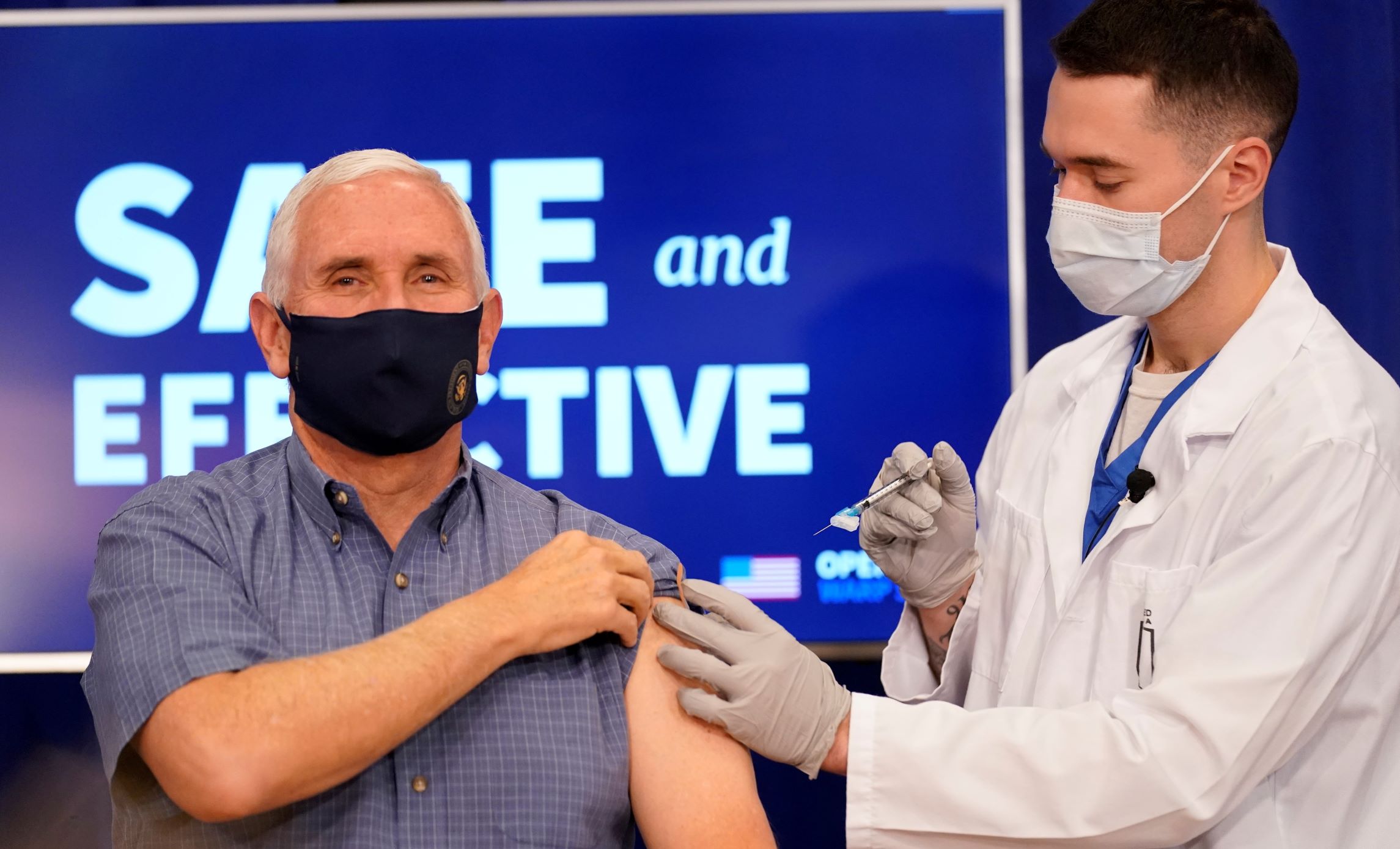 Mike Pence gets coronavirus vaccine on live TV